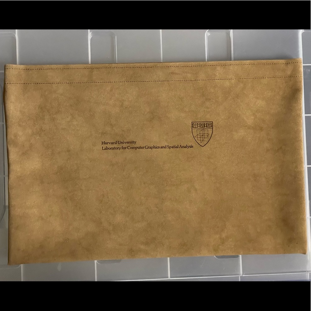 Harvard Laboratory for Computer Graphics/Spatial Analysis Document Holder/Pouch